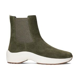 Lauren Ralph Lauren Rylee Suede Leather Boots Women’s 11 Green Pull On Comfort